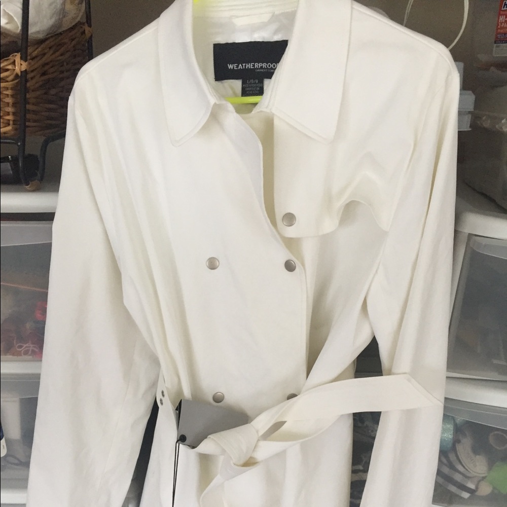 Women’s White Trench Coat